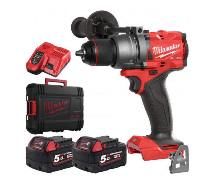 Дриль-шуруповерт акумуляторна безщіткова ударна MILWAUKEE M18 FPD3-502X (158 Нм) (ЗУ+2Х5Ач, кейс)