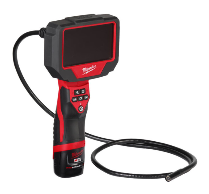 Камера аккумуляторная цифровая MILWAUKEE M12 360IC12-201C (1м)(ЗУ+1акк.Х2Ач+кейс)