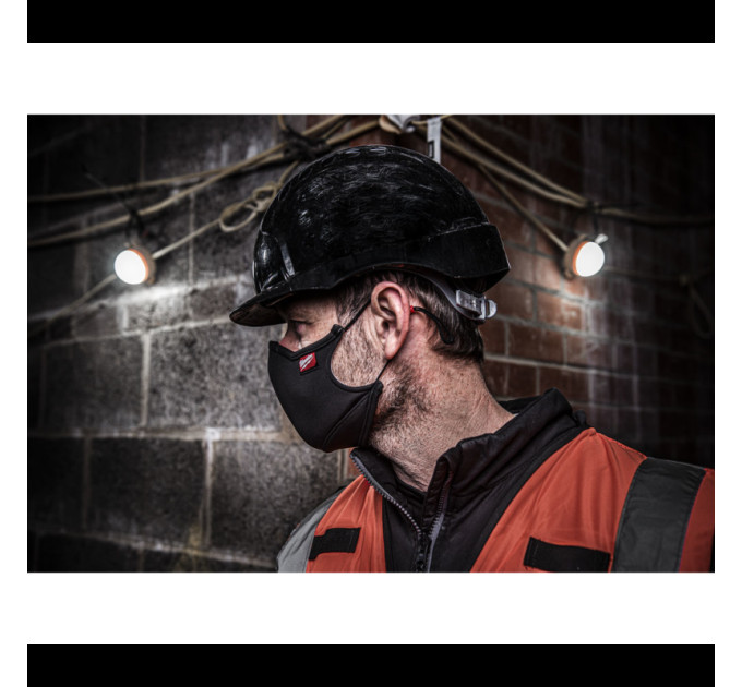 Маска в наявності тканинна MILWAUKEE L/XL (3ШТ) 4932478866
