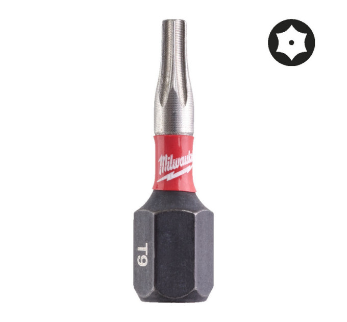 Біта SHOCKWAVE MILWAUKEE, TX BO9, 25мм, (2шт)