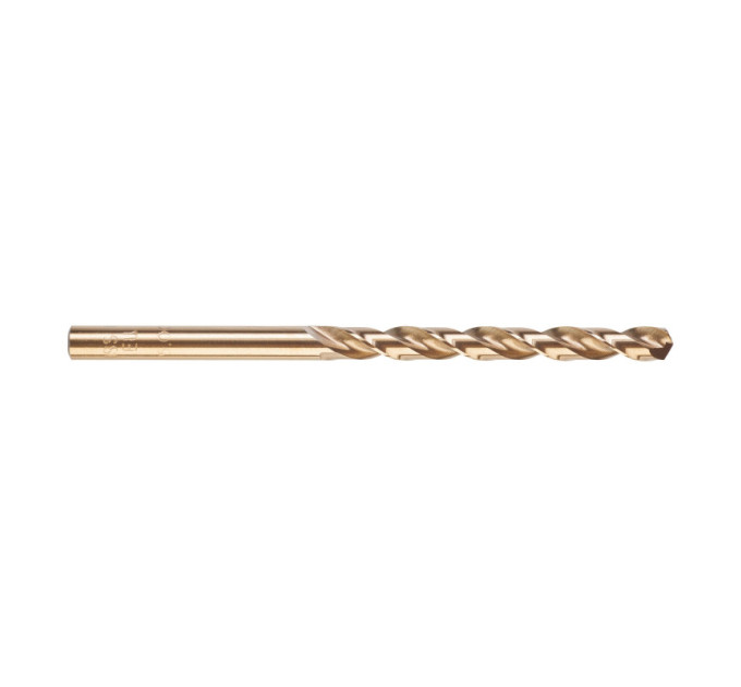 Сверло по металлу HSS-Co MILWAUKEE, DIN338, Ø5,0х86х52мм, (10шт)