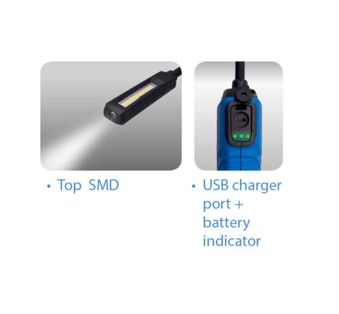 Фонарик LED 5W cobe