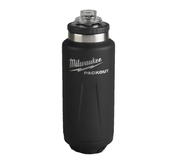 Термобутылка PACKOUT MILWAUKEE, 1065мл черная