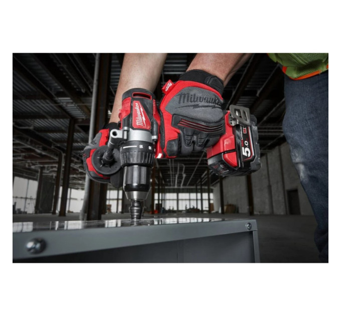 Дриль-шуруповерт акумуляторна безщіткова MILWAUKEE M18 BLDD2-0X (82Нм) (каркас+HDкейс)