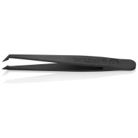 Пинцет пластиковый антистатический KNIPEX, 92 09 03 ESD, вигнутий під кутом 45°
