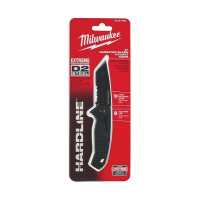 Нож складной  HARDLINE Serrated MILWAUKEE с серейторным лезвием 75мм