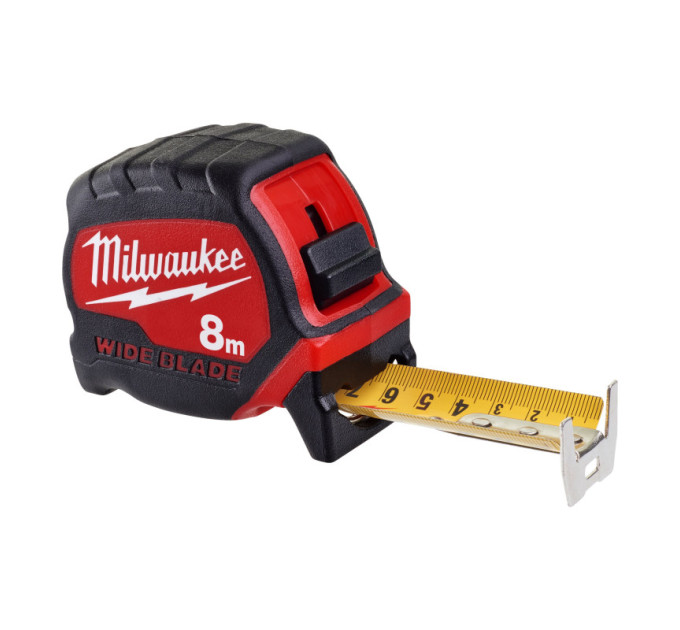 Рулетка MILWAUKEE WIDE BLADE, 8м (33мм)