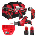 Набір з 3х акумуляторних інструментів MILWAUKEE M12 ВPP4A-202B