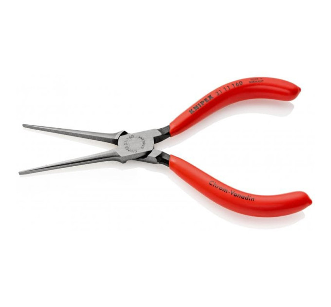 Длинногубцы (острогубцы) захватные для точных работ, 160мм KNIPEX 31 11 160, фосфатированные