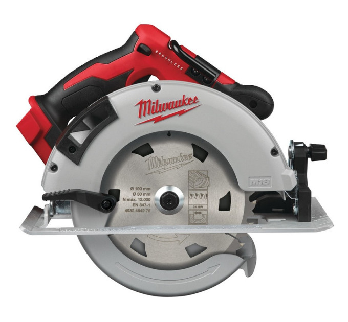 Пила дисковая аккумуляторная бесщеточная MILWAUKEE M18 BLCS66-0X Ø190мм (кейс+HDкейс)