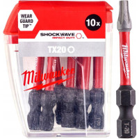 Біта SHOCKWAVE MILWAUKEE, TX20, 50мм, (10 шт)