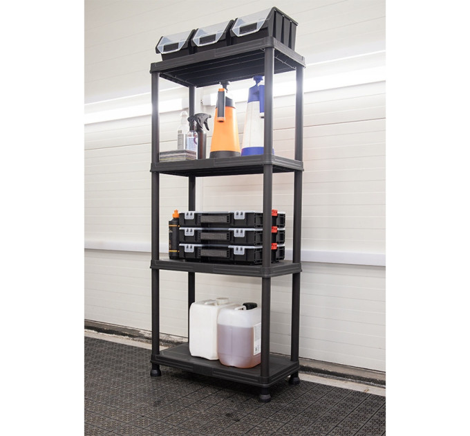 Система стеллажей QBRICK SYSTEM REGULAR 60/30см, 4 полки, 100кг (5901238261865)