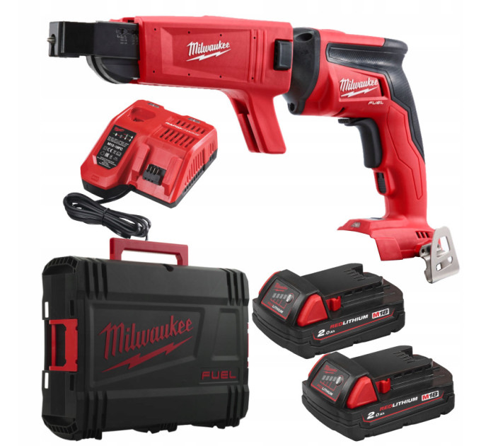 Шуруповерт для гіпсокартону MILWAUKEE M18 FSGC-202X (13Нм) (ЗУ+2акк.Х2Ач+HDкейс)