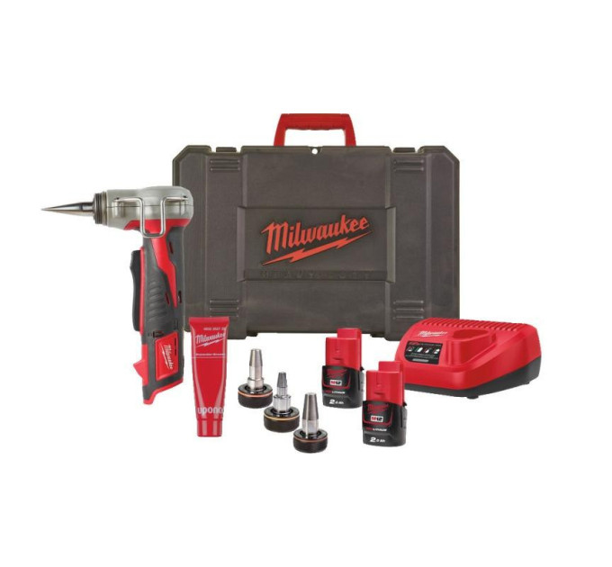 Інструмент розширювальний акумуляторний UPONOR Q&E MILWAUKEE C12 PXP-I06202C (ЗП+2ак.Х2Ач,кейс)
