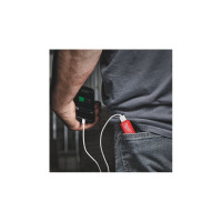 Акумулятор та зарядний пристрій (POWERBANK) 2,1А MILWAUKEE, L4 PPS-301, із зарядним пристроєм USB