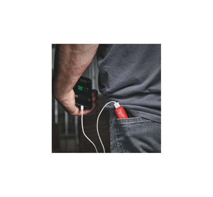 Аккумулятор и зарядное устройство (POWERBANK) 2,1А MILWAUKEE, L4 PPS-301, с зарядным устройством USB