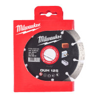 Диск алмазний MILWAUKEE DUH 125, Ø125мм (залізобетон, цегла)