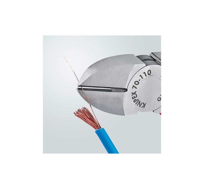 Кусачки боковые (бокорезы), Ø3,0мм, 110мм KNIPEX 70 01 110 SB, фосфатированные