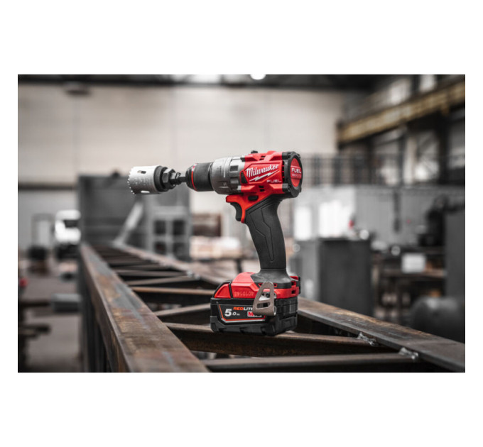 Дриль-шуруповерт акумуляторна безщіткова MILWAUKEE M18 FDD3-502X (158Нм) (ЗУ+2акк.Х5Ач+HDкейс)