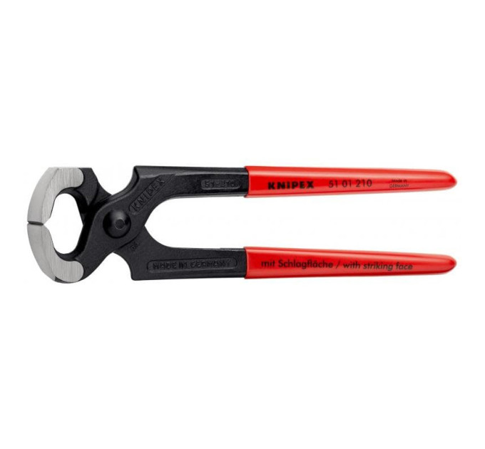 Кусачки-молоток (клещи) для подковки лошадей, 25,5мм KNIPEX 55 00 300 SB, фосфатированные