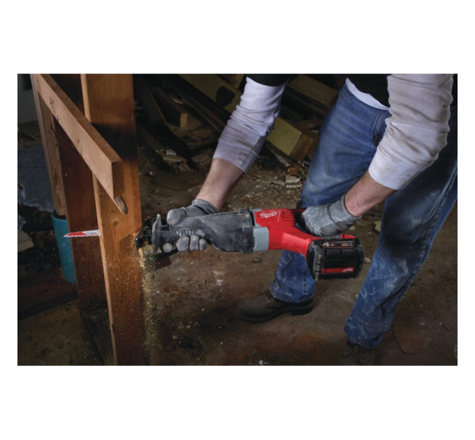 Пила сабельная аккумуляторная MILWAUKEE M18 BSX-0 (каркас)