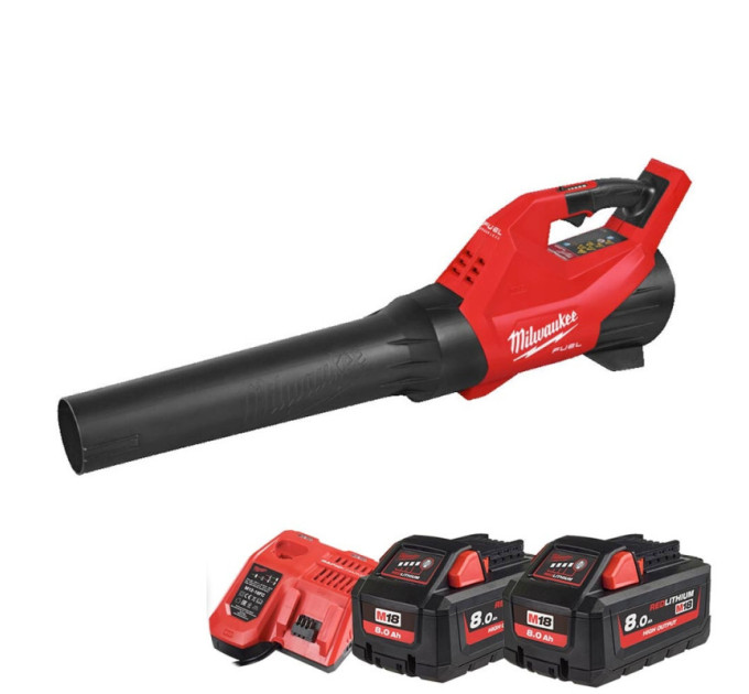 Повітродувка акумуляторна безщіткова MILWAUKEE M18 FBLG3-802 (ЗУ+2акк.Х8Ач), (заміна на 493349923