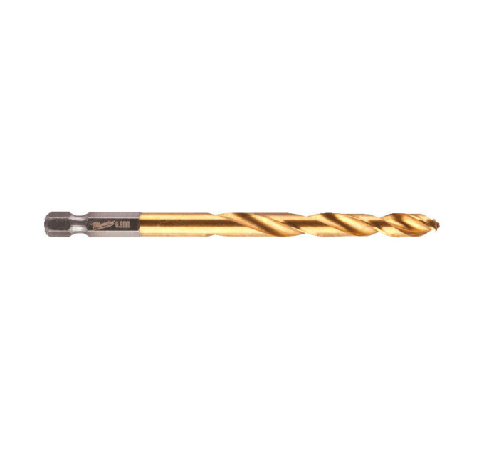 Сверло по металлу RedHEX SHOCKWAVE™ HSS-TiN MILWAUKEE, Ø6,8х108х65мм