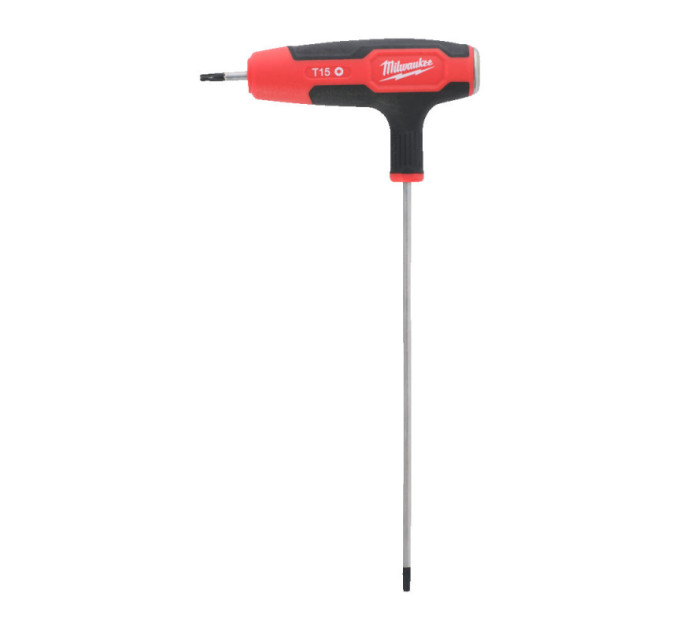 Ключ Г-подібний TORX MILWAUKEE з комфортною ручкою, T15 з кулею