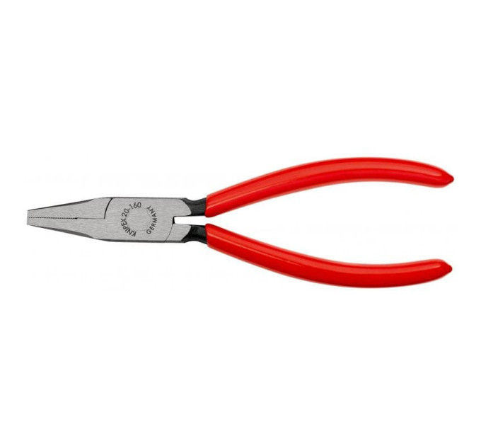Плоскогубцы с гладкими губками, 160мм KNIPEX 20 01 160, фосфатированные