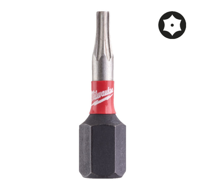 Біта SHOCKWAVE MILWAUKEE, TX BO8, 25мм, (2шт)