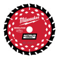 Диск пильный по дереву с гвоздями Nitrus MILWAUKEE, Ø165х20х1,6мм, 24 зуб.