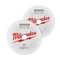Набір дисків пиляльних MILWAUKEE Ø216x30x48зуб., + Ø216x30x60зуб.