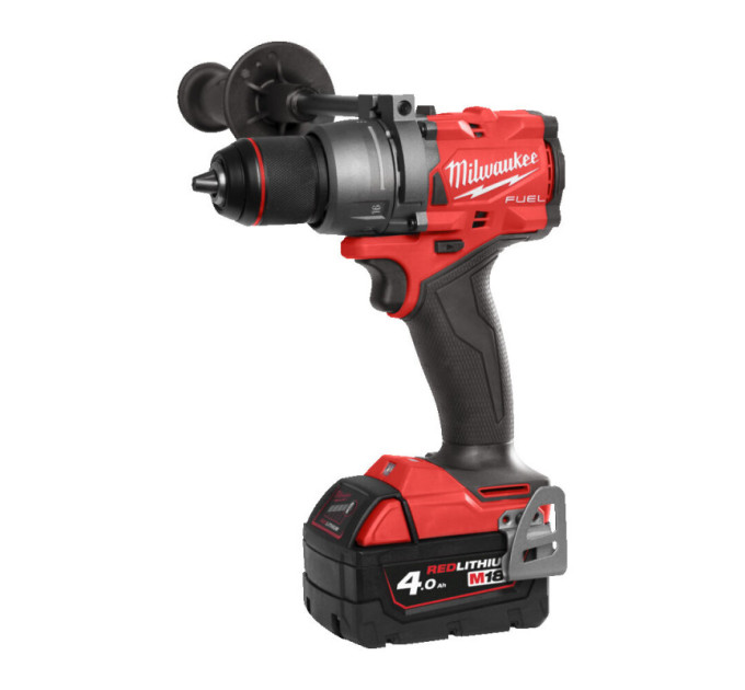 Дриль-шуруповерт акумуляторна безщіткова ударна MILWAUKEE M18 FPD3-402X (158 Нм) (ЗУ+2Х4Ач, кейс)