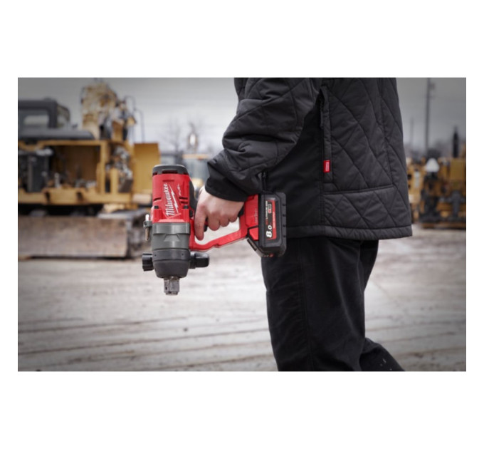 Гайковерт аккумуляторный бесщеточный MILWAUKEE 1'' (2400Нм) M18 ONEFHIWF1-0X, с кольцом (каркас)