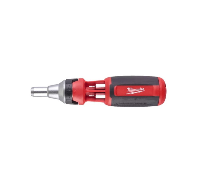 Отвертка со сменными вставками с трещоткой 9 в 1 HEX MILWAUKEE, (замена на 4932492810)
