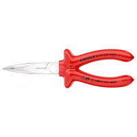 Круглогубцы плоские с режущими кромками, угол 40 °, Ø3,2мм, 200мм KNIPEX 26 27 200, хромированные
