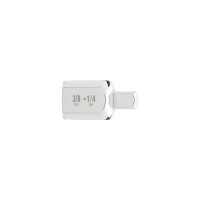 Переходник хромированный для головок MILWAUKEE, з 3/8'' на 1/4''