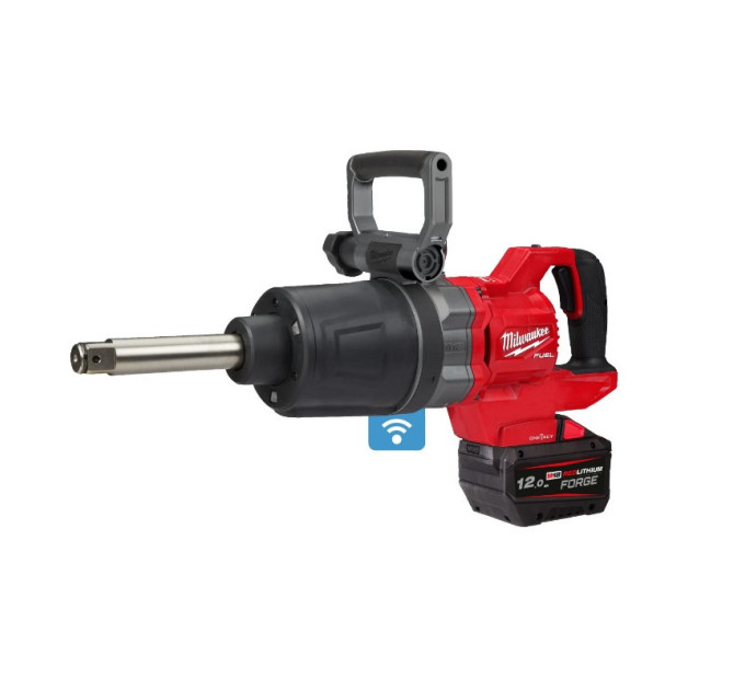 Гайковерт аккумуляторный бесщеточный MILWAUKEE 1'' (2711Нм) M18 ONEFHIWF1D-121C, (ЗУ+1ак.) FORGE™