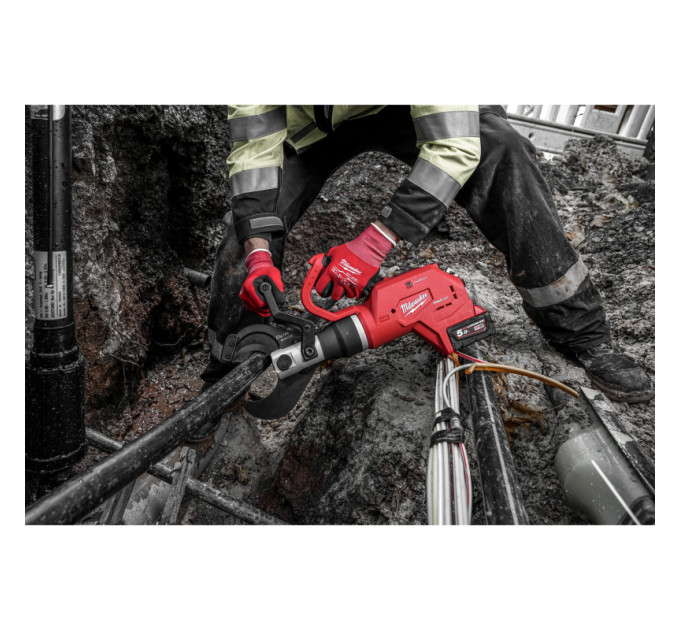 Кабелерез гидравлический аккумуляторный (подземный) MILWAUKEE M18 HCC75R-502C ONE-KEY(ЗУ+2Х5Ач+кейс)