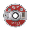 Диск зачистний по металу MILWAUKEE, SG 27/125х6, Ø125мм