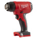 Пистолет горячего воздуха - фен аккумуляторный MILWAUKEE M18 BHG-0 (каркас)