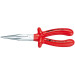 Круглогубцы плоские с режущими кромками Ø3,2мм, 200мм VDE KNIPEX 26 17 200, хромированные