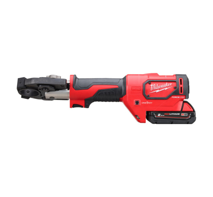 Обжимник гидравлический аккумуляторный для кабелей MILWAUKEE M18 HCCT-201C ONE-KEY (ЗУ+1Х2Ач+кейс)