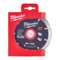 Диск алмазний MILWAUKEE DU 125, Ø125мм (цегла, бетон)