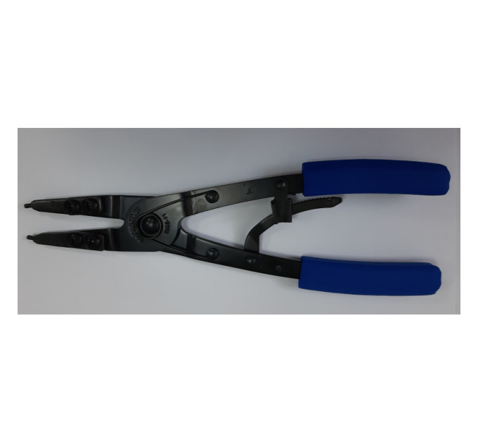 Пассатижи для внутренних стопорных колец, артикул 68GS-11 (синие рукоятки)