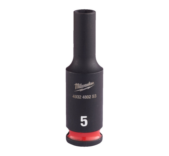 Головка ударная ShW 1/4'' SKT MILWAUKEE, удлиненная, 5мм