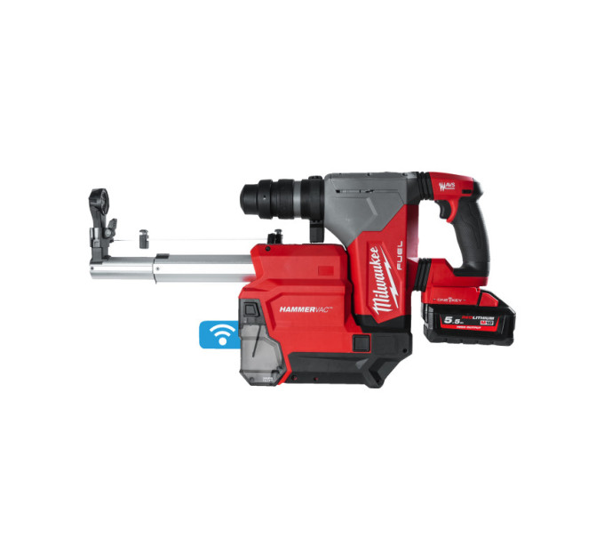 Перфоратор акумуляторний безщітковий SDS-PLUS MILWAUKEE M18 ONEFHXDEL-552C із системою видалення пилу