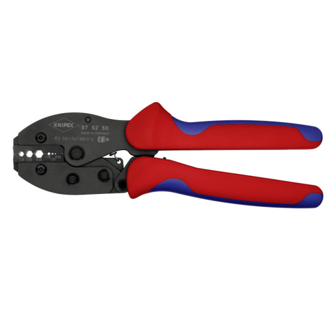 Кліщі для опресовки KNIPEX PreciForce Штекер КОАХ, BNC для RG 58, 174, 188, 316