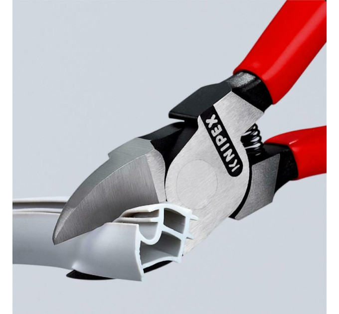 Кусачки боковые (бокорезы) для пластмассы, 160мм KNIPEX 72 01 160 SB, фосфатированные