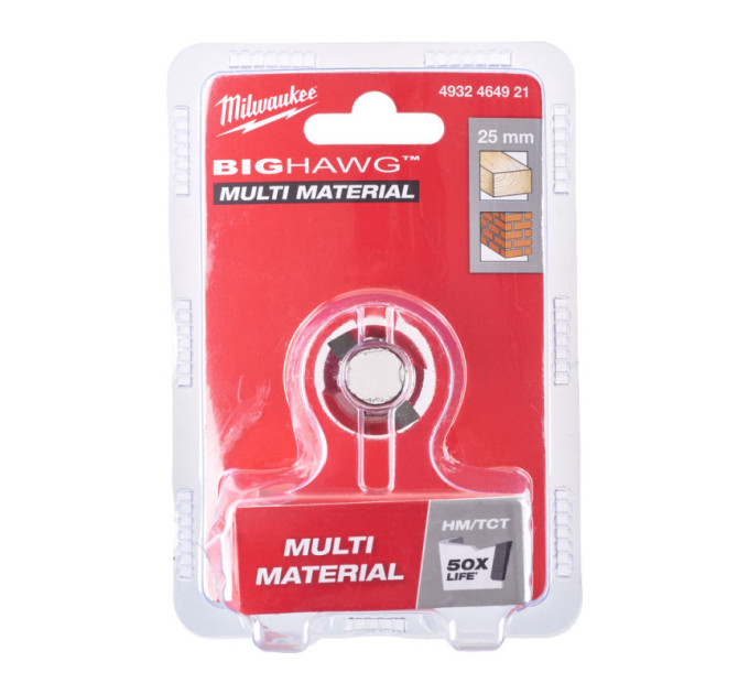 Коронка по мультиматериалам BIG HAWG™ TCT MILWAUKEE, Ø25мм